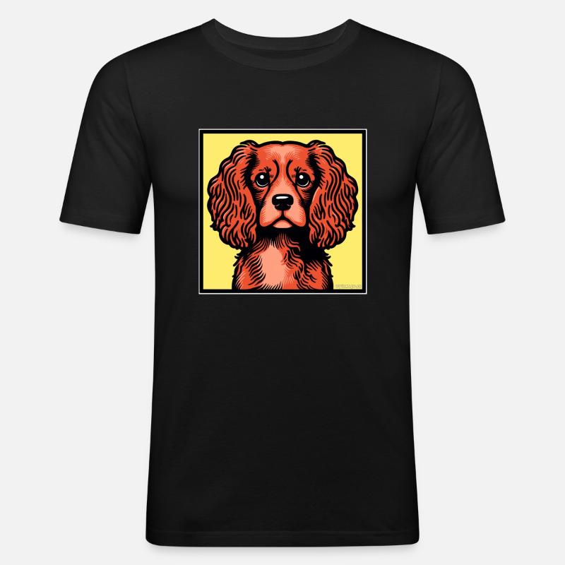 Ruby Cav - Männer Slim Fit T-Shirt - Schwarz