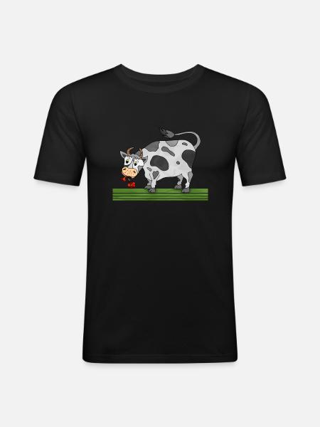 Bull - Men's Slim Fit T-Shirt - black
