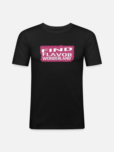 unexpected discoveries self-discovery - Men's Slim Fit T-Shirt - black