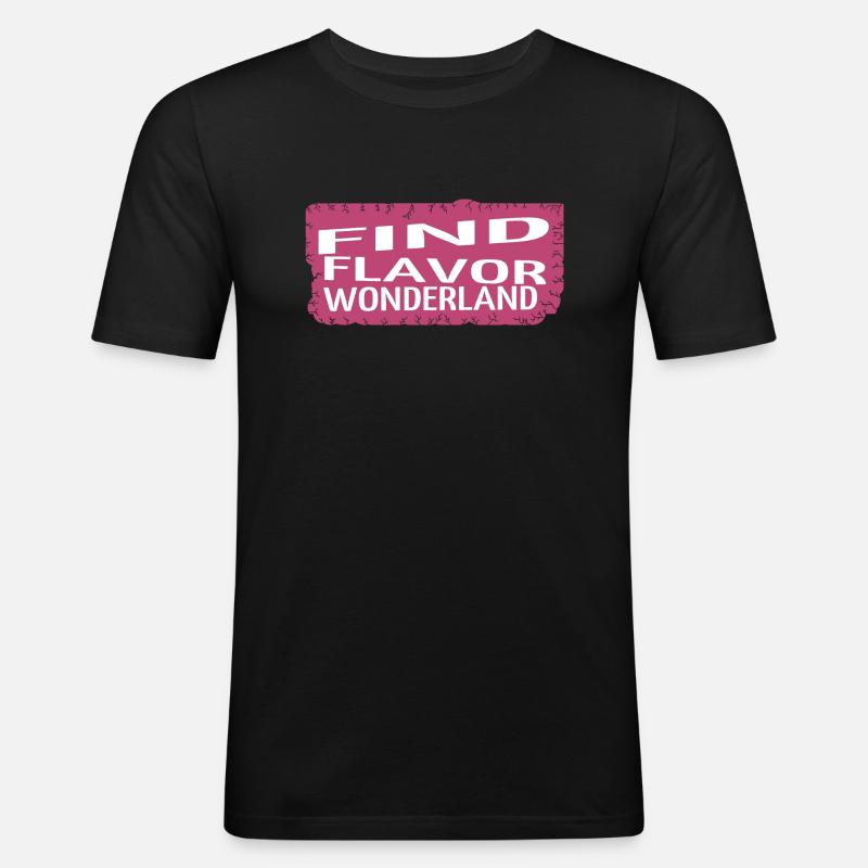 unexpected discoveries self-discovery - Männer Slim Fit T-Shirt - Schwarz