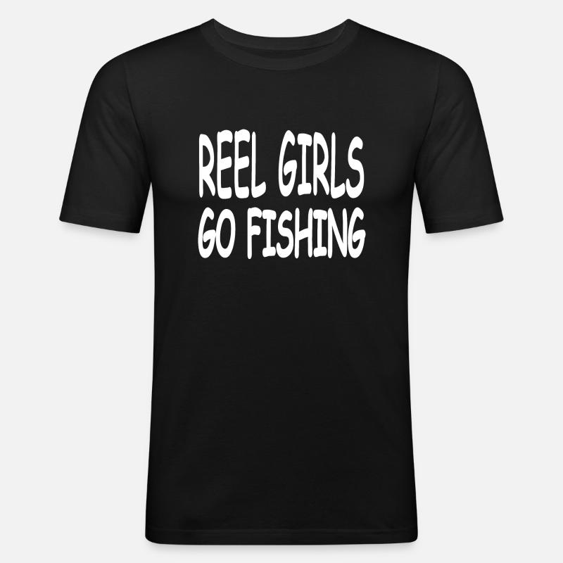 Angling - Men's Slim Fit T-Shirt - black