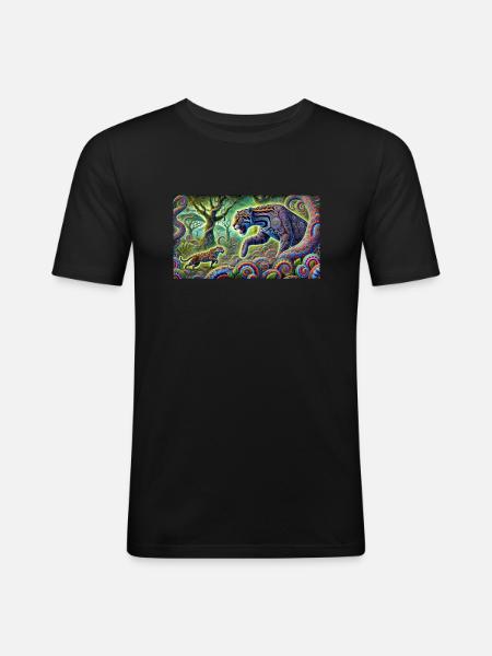 Jaguar - Männer Slim Fit T-Shirt - Schwarz