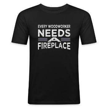 Sabrina Carpenter Tshirts tronçonneuse John Carpenter - T-shirt près du corps Homme - noir - Devant - Nik (191cm)