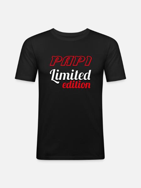 PAPI LIMITED EDITION - T-shirt près du corps Homme - noir