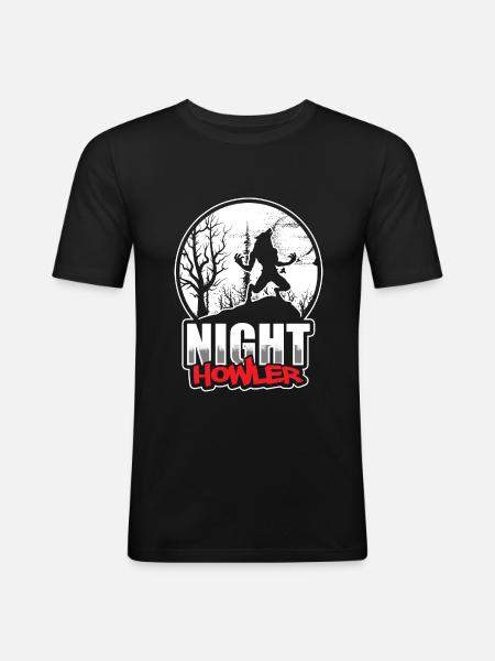 Wolf Halloween Fairy Tale - Men's Slim Fit T-Shirt - black