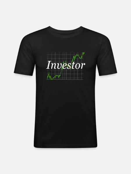 Investor - Men's Slim Fit T-Shirt - black