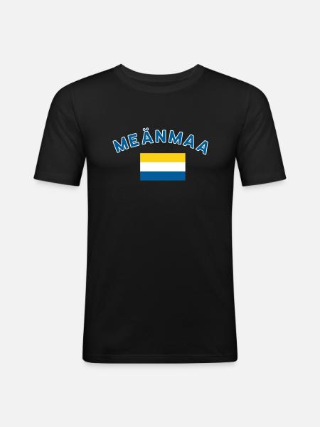 Meänmaa - Men's Slim Fit T-Shirt - black