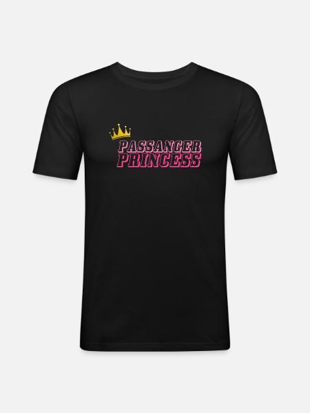 Passenger Princess - Men's Slim Fit T-Shirt - black