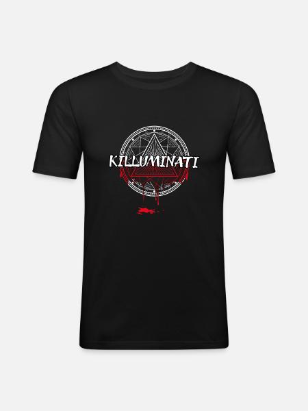 Killuminati - Men's Slim Fit T-Shirt - black