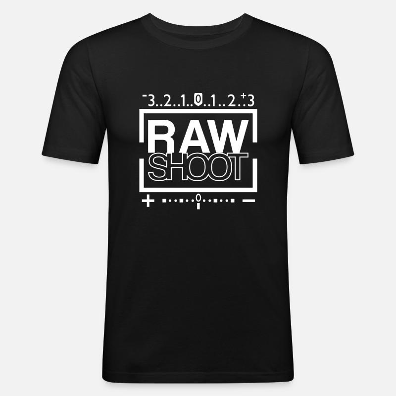 RAWSHOOT - Männer Slim Fit T-Shirt - Schwarz