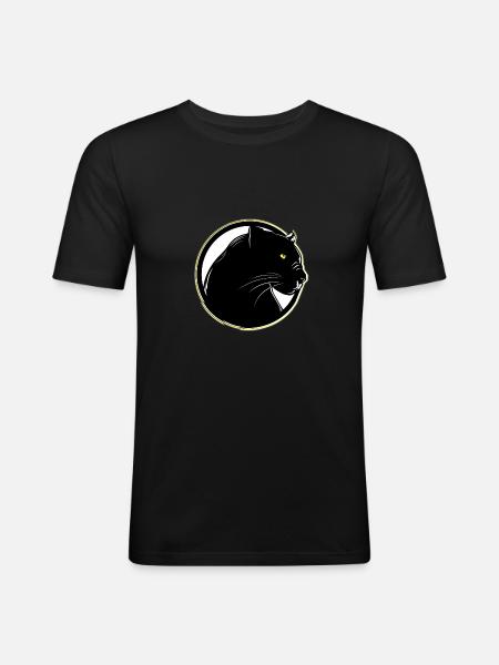 Panther 2.0 - Men's Slim Fit T-Shirt - black