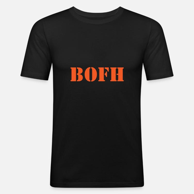 Bofh Programming Computer Science Gift - Men's Slim Fit T-Shirt - black