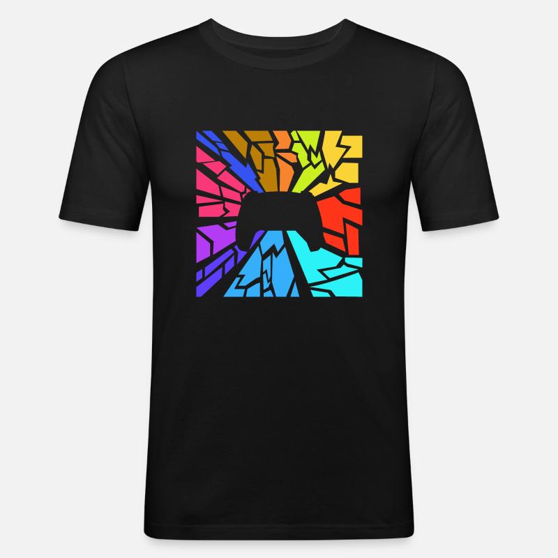 Controller - Men's Slim Fit T-Shirt - black