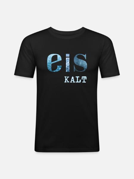 Design ohne Titel 7 - Männer Slim Fit T-Shirt - Schwarz