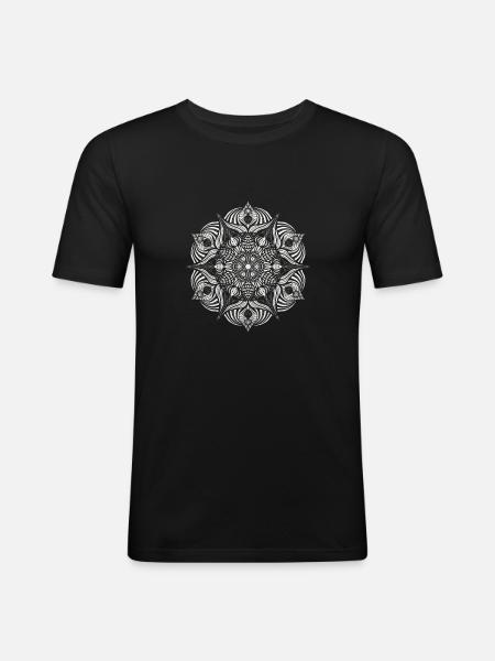 Mandala - Men's Slim Fit T-Shirt - black