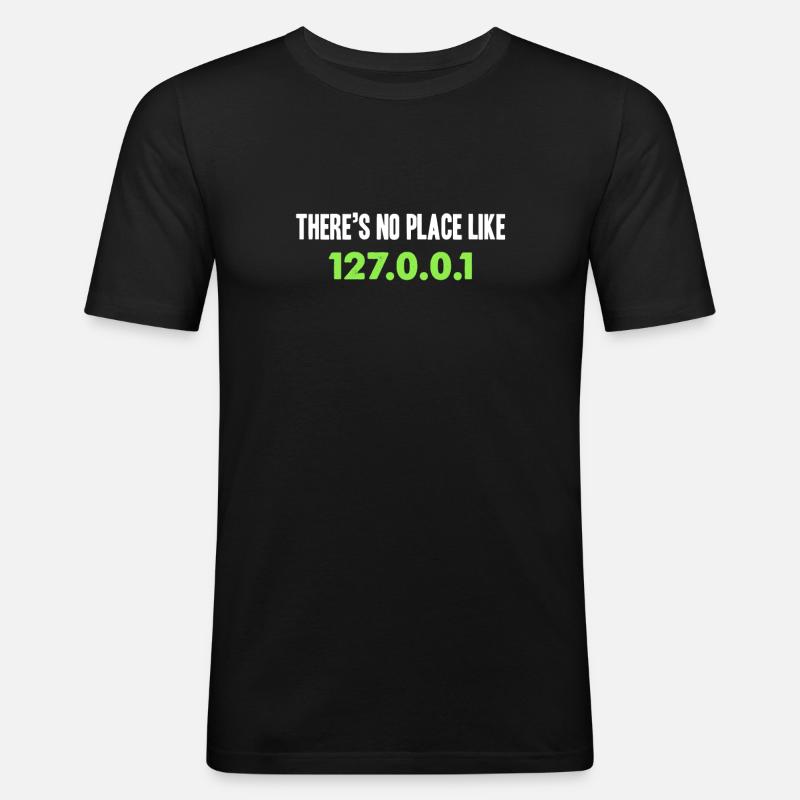 Sysadmin Day Design Geschenk - Männer Slim Fit T-Shirt - Schwarz