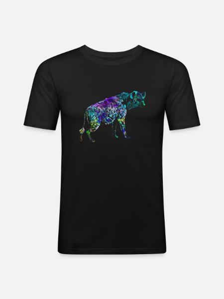 Hyena - Men's Slim Fit T-Shirt - black