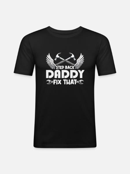Mr Fix it - Men's Slim Fit T-Shirt - black