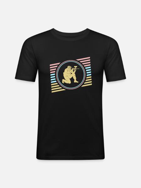 Paintball - Men's Slim Fit T-Shirt - black
