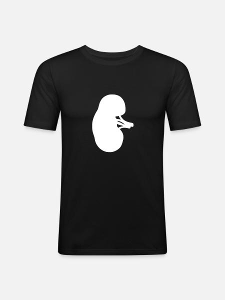 Kidney - Men's Slim Fit T-Shirt - black