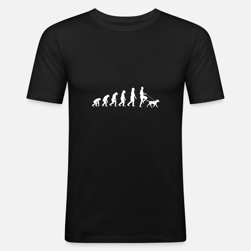 Labrador Evolution - T-shirt près du corps Homme - noir