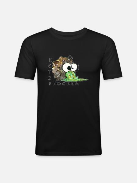 Kotzbrocken - Men's Slim Fit T-Shirt - black