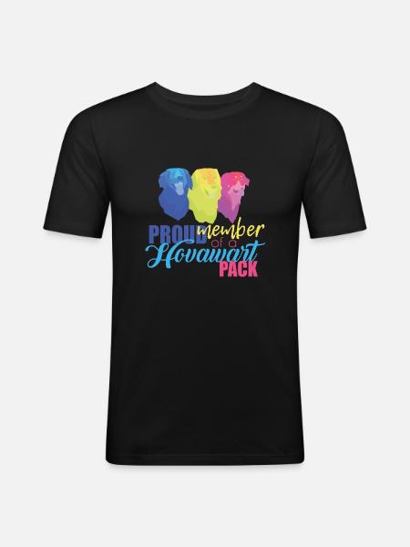 Hovawart - T-shirt près du corps Homme - noir