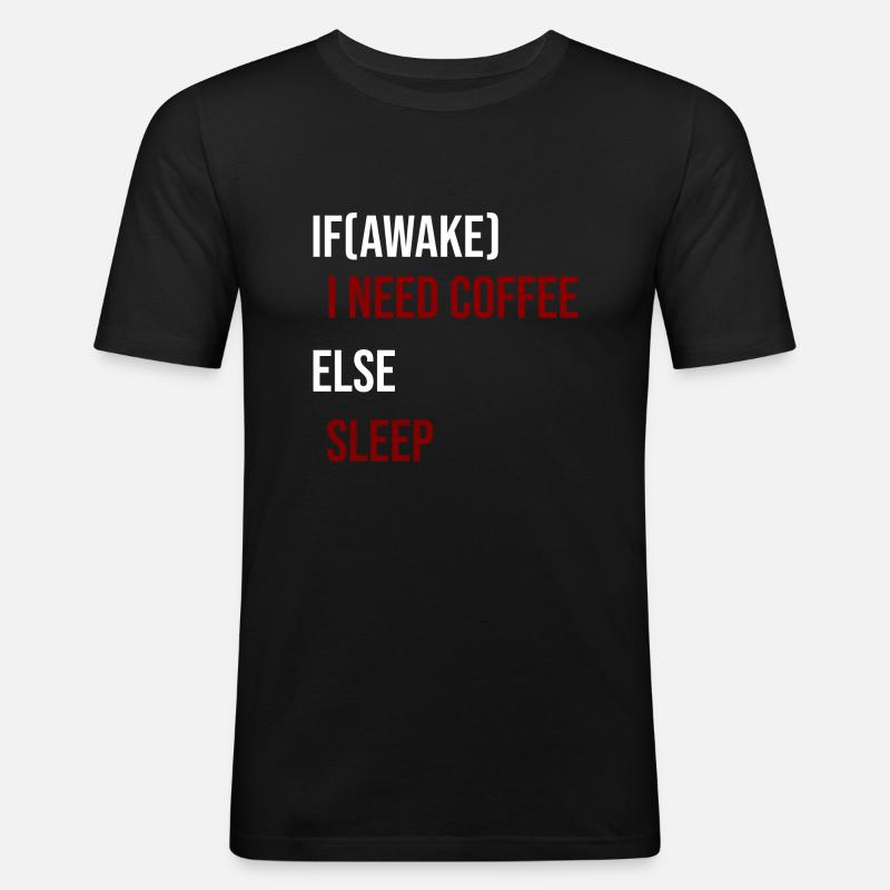 If Awake Second Edition - Men's Slim Fit T-Shirt - black