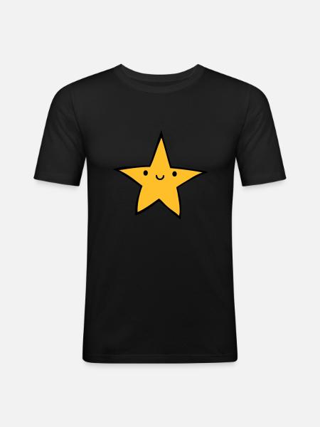 Dear friendly starlet - Men's Slim Fit T-Shirt - black
