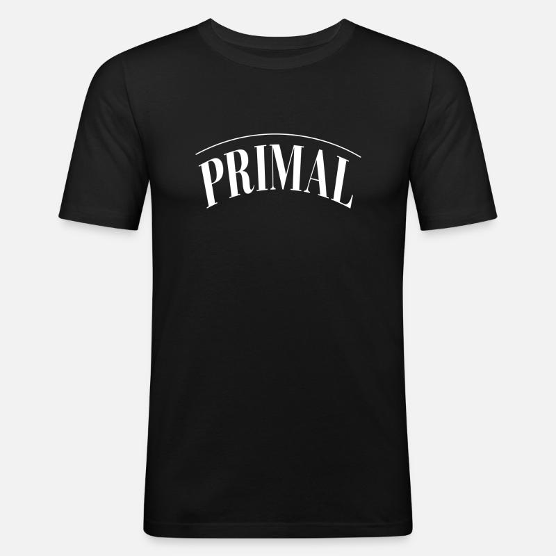 PRIMALEAGE - Männer Slim Fit T-Shirt - Schwarz