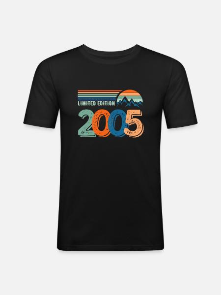 Limited edition 2005 - Men's Slim Fit T-Shirt - black