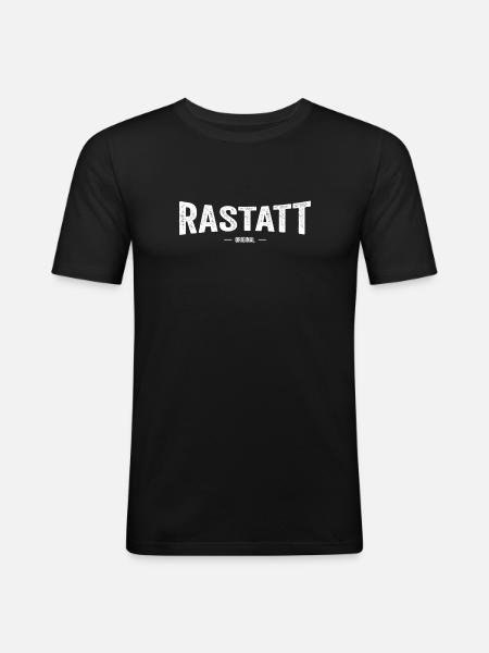 Rastatt Original - Männer Slim Fit T-Shirt - Schwarz
