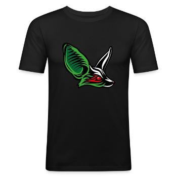Algeria Fennecs - Men's Slim Fit T-Shirt - black - Front - Nik (191cm)