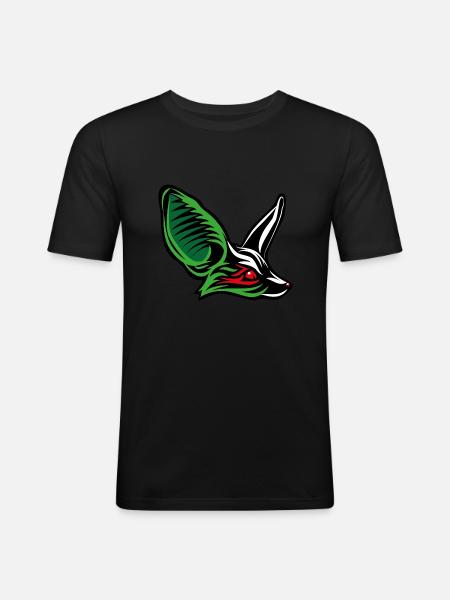 Algeria Fennecs - Men's Slim Fit T-Shirt - black