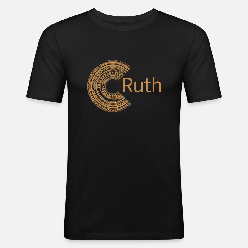 For Ruth - Men's Slim Fit T-Shirt - black