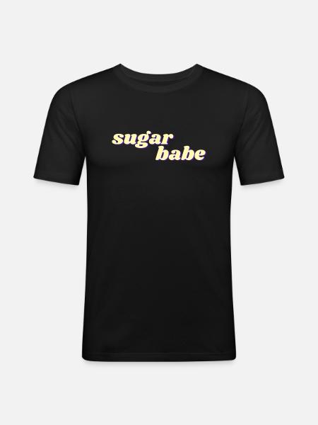 sugarbabe - Men's Slim Fit T-Shirt - black