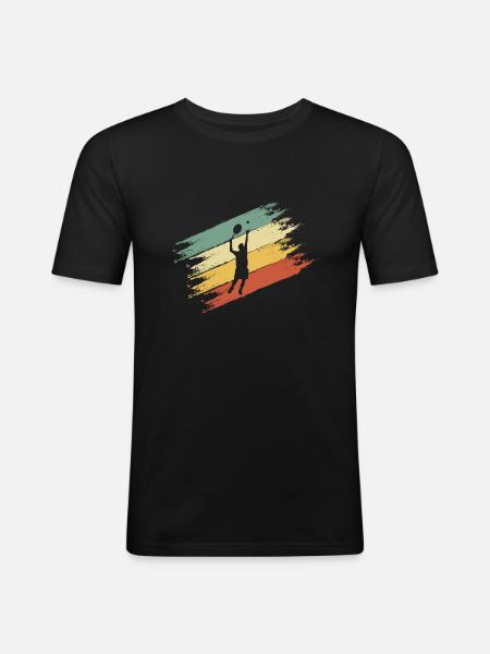 tennis - Men's Slim Fit T-Shirt - black