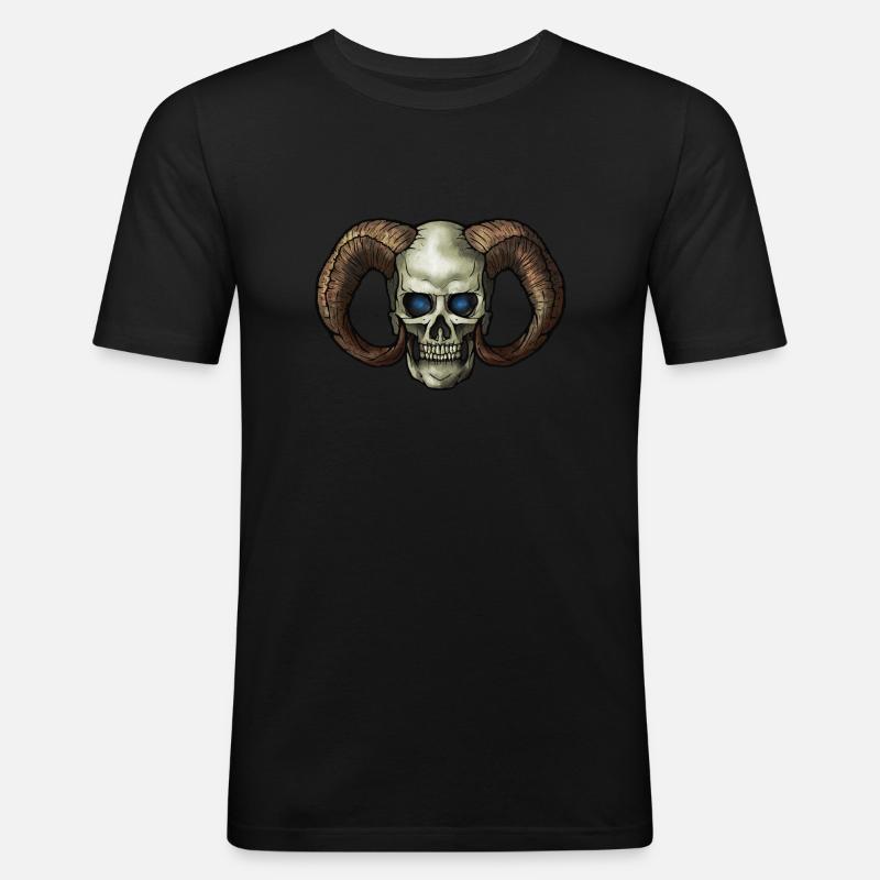 Skull Devil 4 - Men's Slim Fit T-Shirt - black