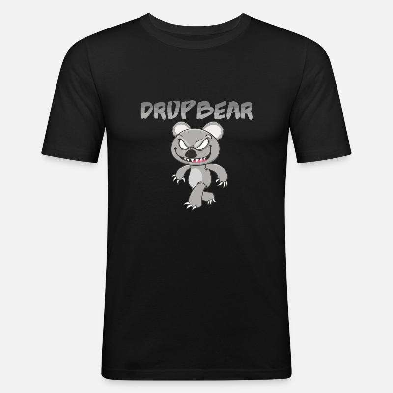 Drop Bear Drop Bear - Men's Slim Fit T-Shirt - black