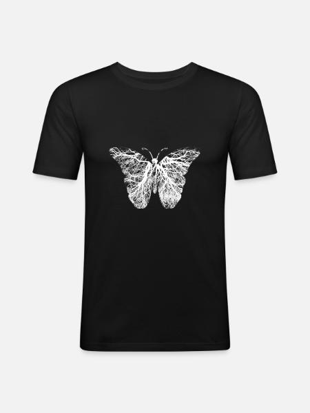 Gothic, EBM, Industrial - Männer Slim Fit T-Shirt - Schwarz
