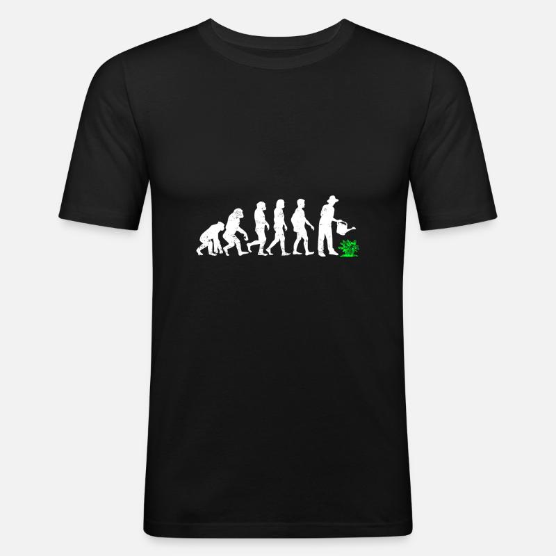 Evolution Gardener Gardening - Men's Slim Fit T-Shirt - black