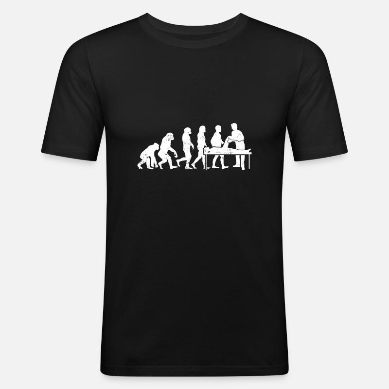 Evolution Physical Therapist - Men's Slim Fit T-Shirt - black