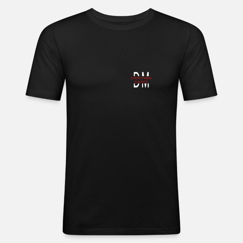 Everything Counts - Männer Slim Fit T-Shirt - Schwarz
