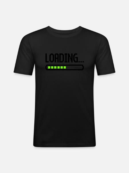 Loading - Men's Slim Fit T-Shirt - black