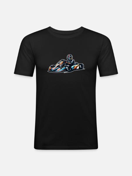 Kart - Men's Slim Fit T-Shirt - black