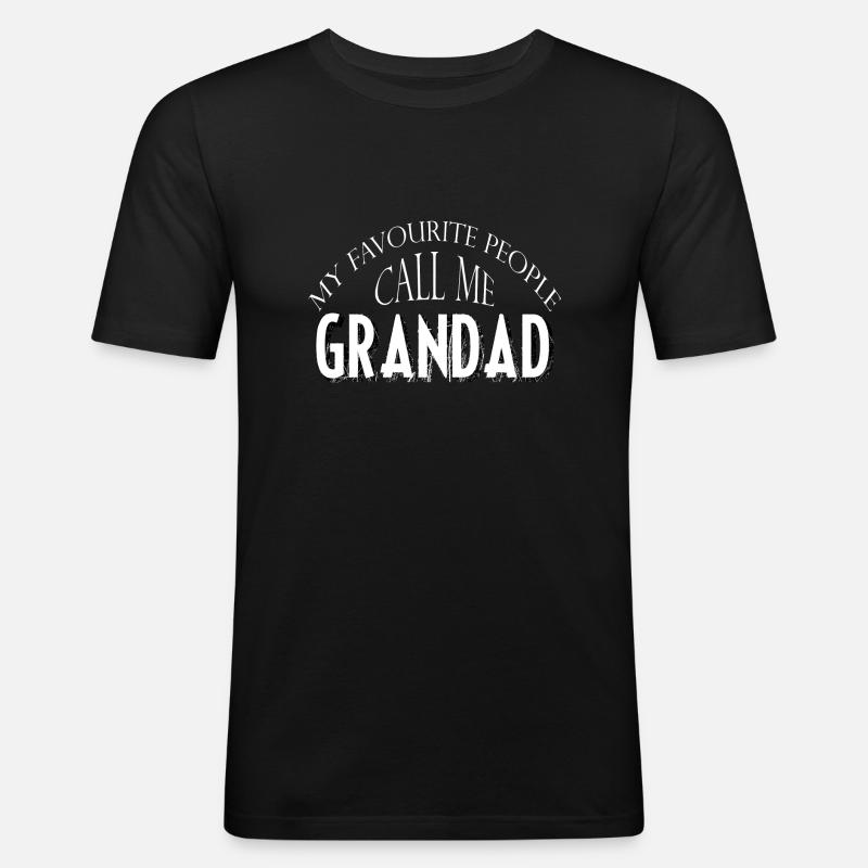 OPA - Männer Slim Fit T-Shirt - Schwarz