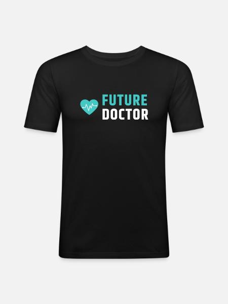 Future Doctor - Men's Slim Fit T-Shirt - black