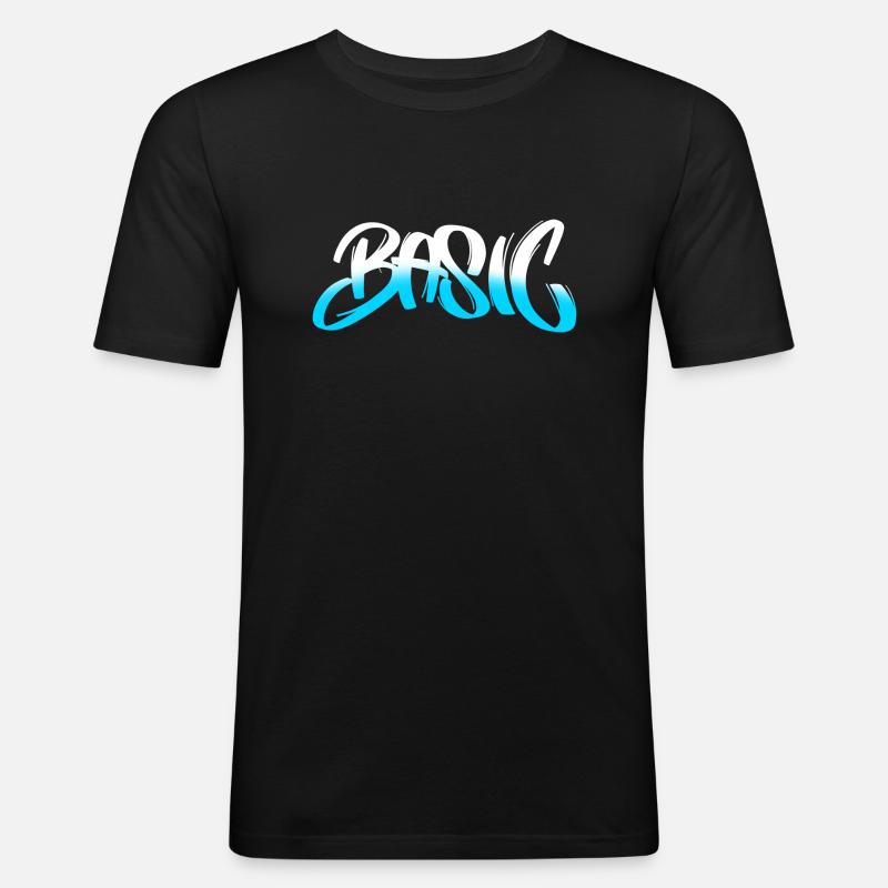 Basic - Men's Slim Fit T-Shirt - black