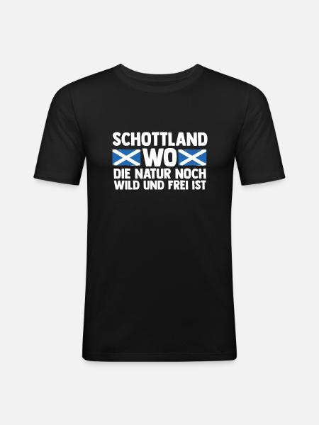 Scots Scottish Scotland - Men's Slim Fit T-Shirt - black