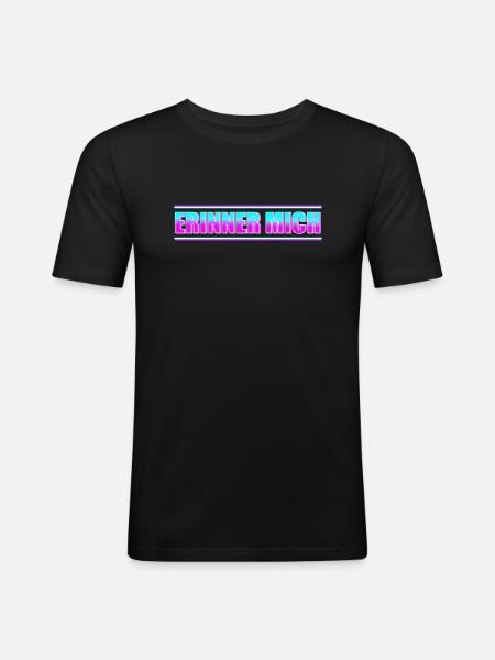Remind Me to Celebrate - Men's Slim Fit T-Shirt - black